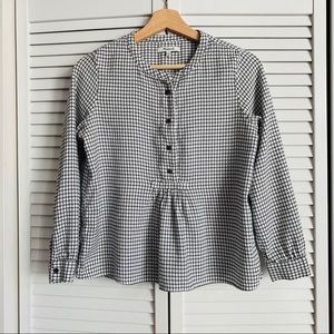 Madewell Check Blouse Size XXS